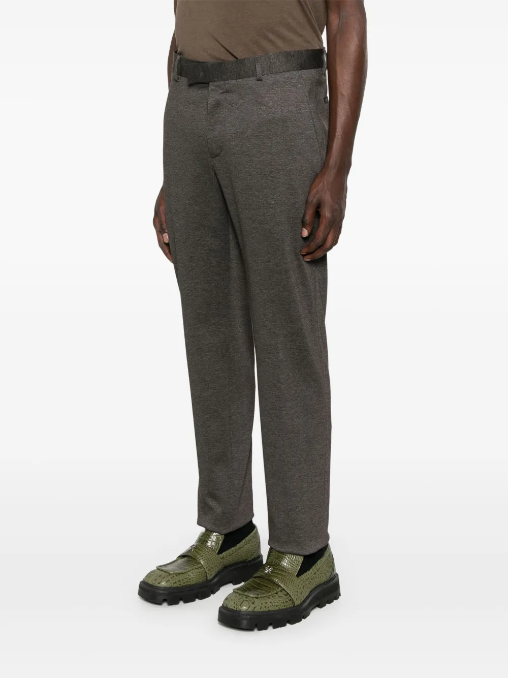 Karl Lagerfeld Broek met logopatch Bruin