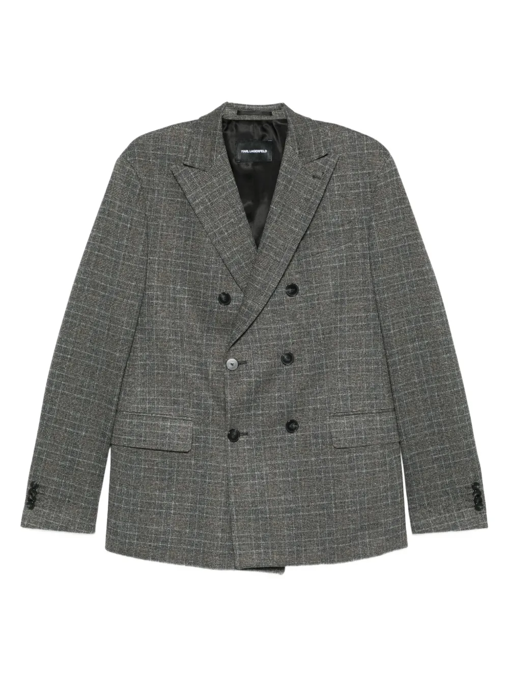 Karl Lagerfeld Geruite blazer Groen