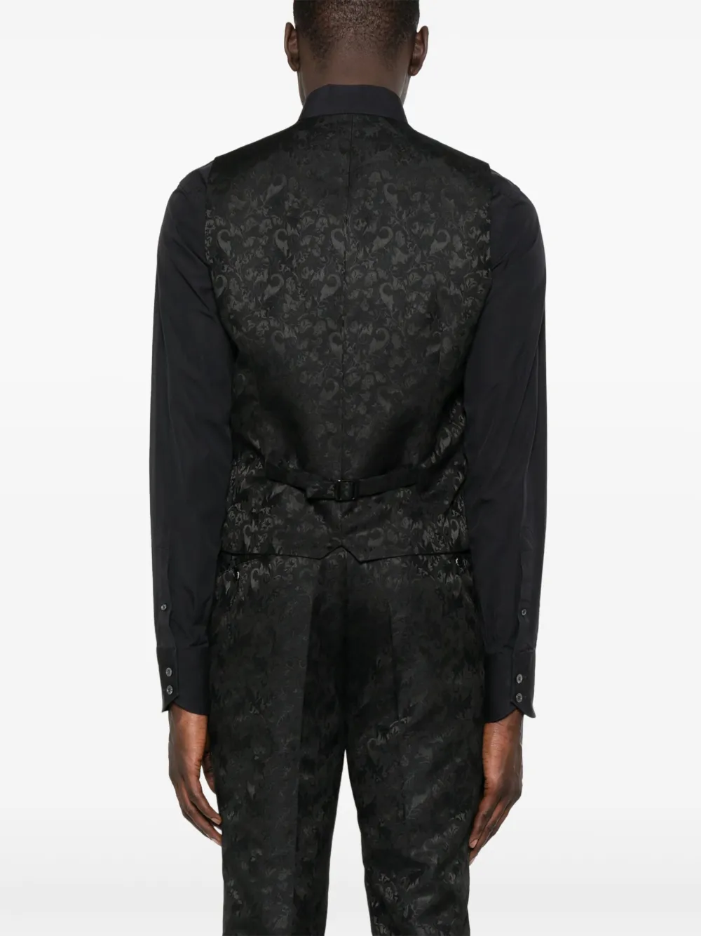 Karl Lagerfeld Gilet met jacquard Zwart