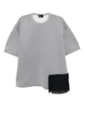 Kolor crew-neck T-shirt - Grey