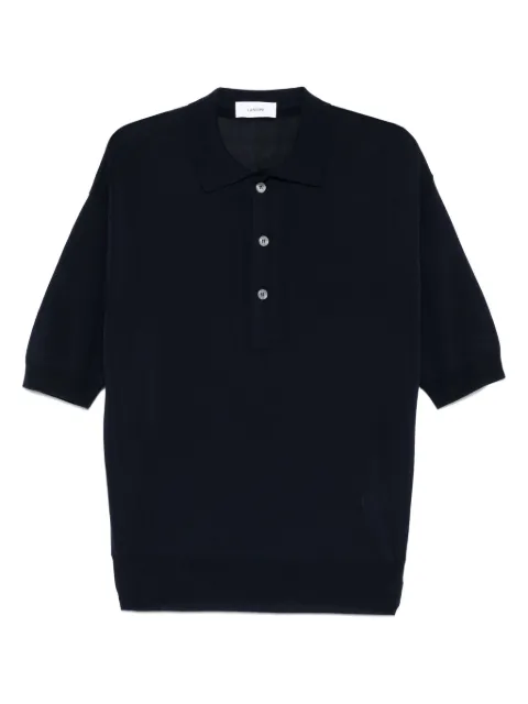 Lardini playera tipo polo tejida