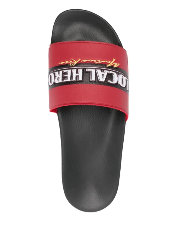 Martine Rose Local Hero Slides | Red | FARFETCH