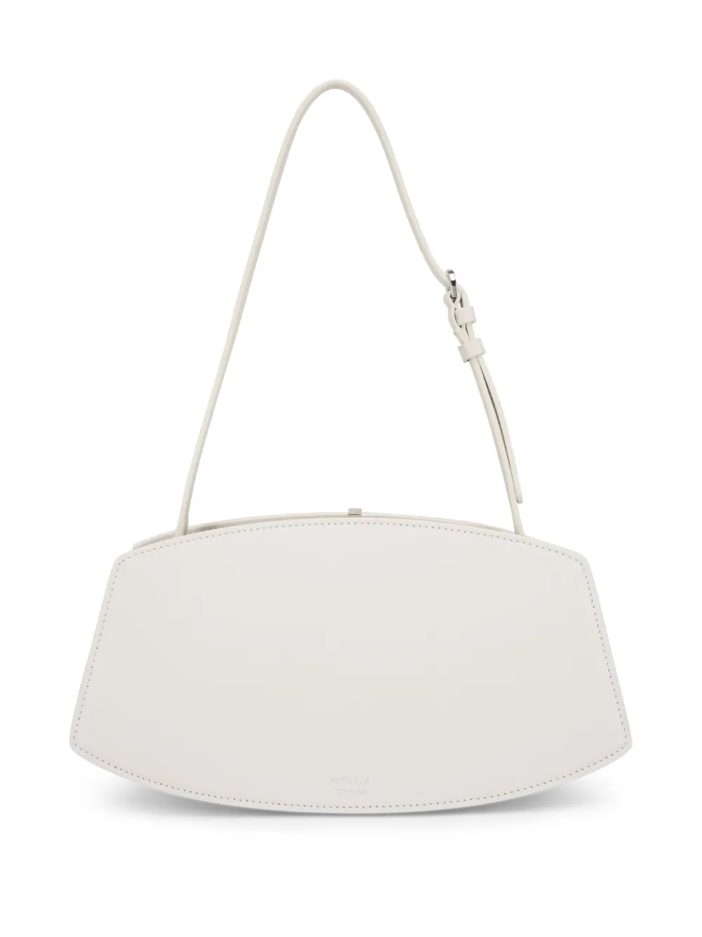 Savette Gewelfde schoudertas - Wit