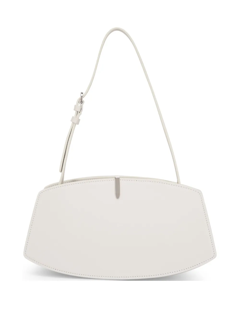 Savette  Borsa a spalla con orlo a smerlo | bianco | Image 1