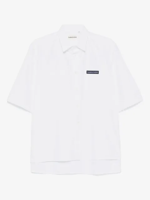 Namacheko logo-patch shirt