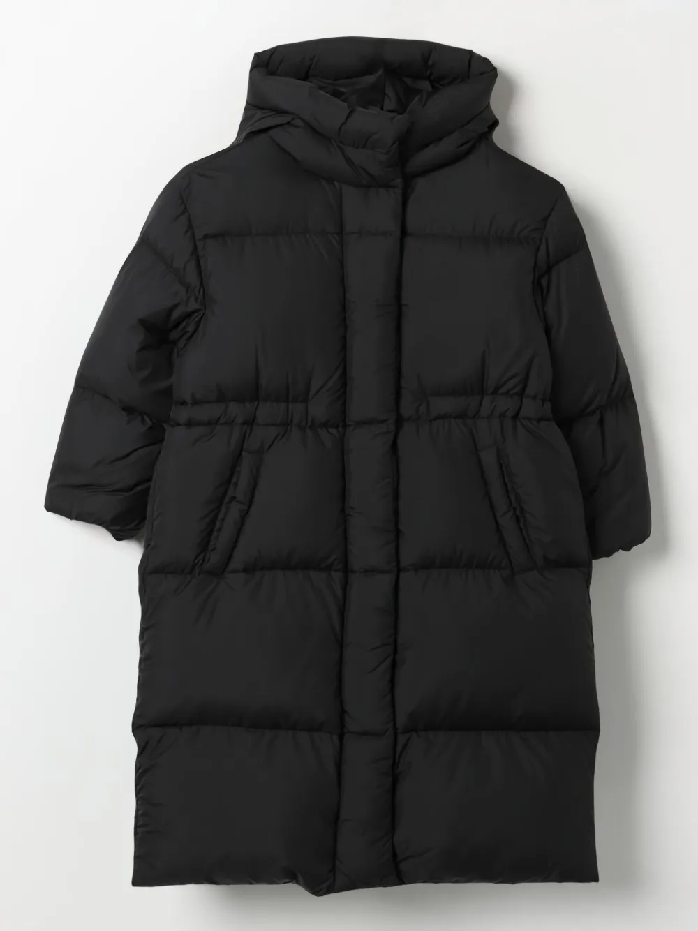 Il Gufo Cappotto imbottito con cappuccio - Nero
