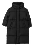 Il Gufo hooded padded coat - Black