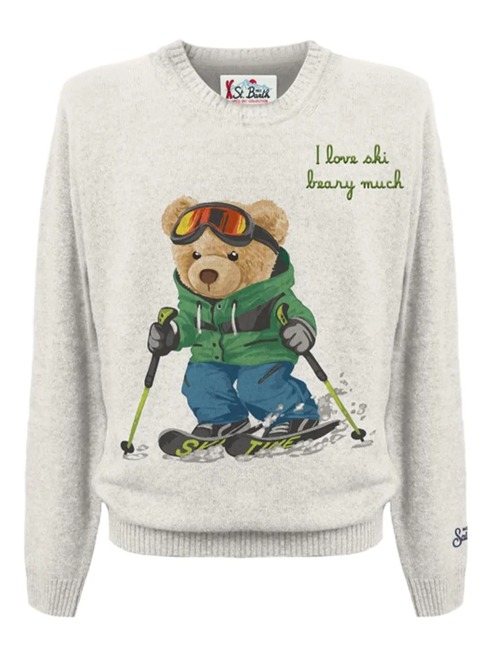 MC2 Saint Barth Kids Douglas プルオーバー - ホワイト MC2 Saint Barth Kids Douglas プルオーバー - ホワイト