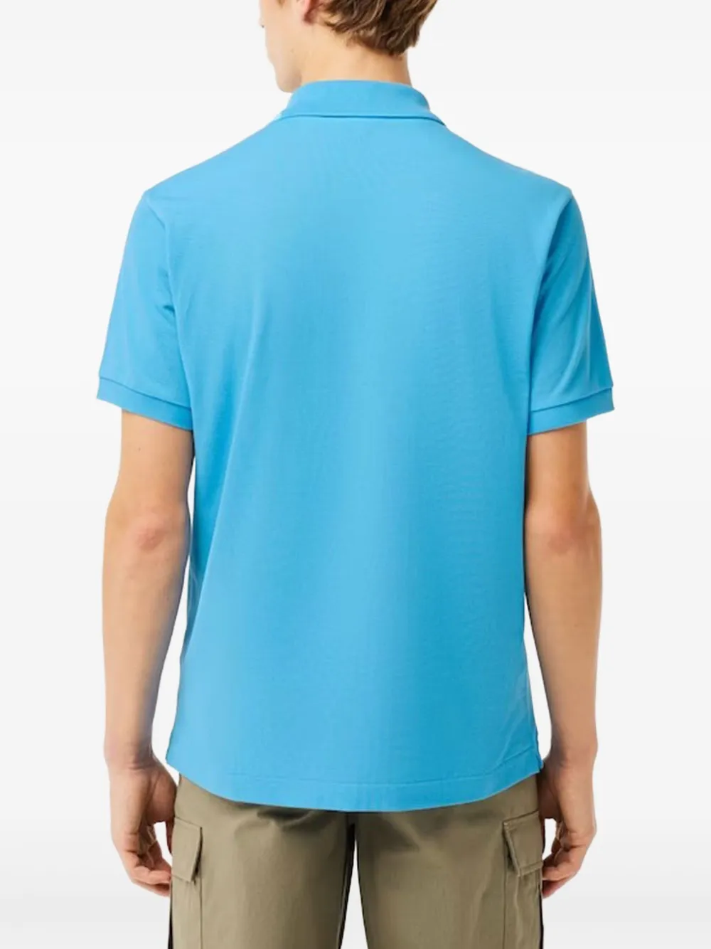 Lacoste Poloshirt met geborduurd logo Blauw