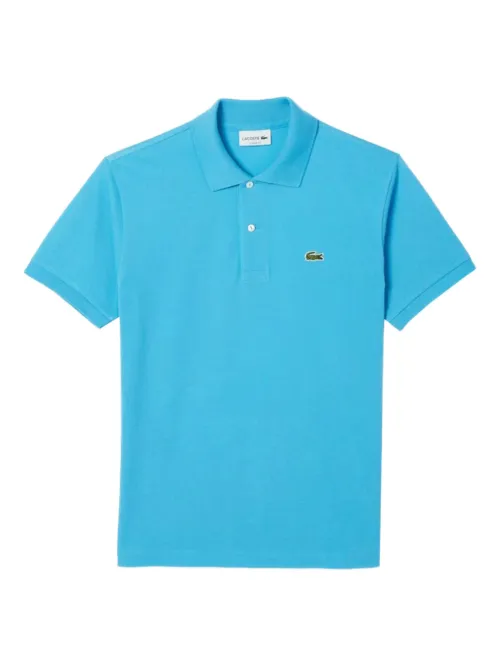 Lacoste polo à logo brodé - Bleu - Lacoste - Modalova