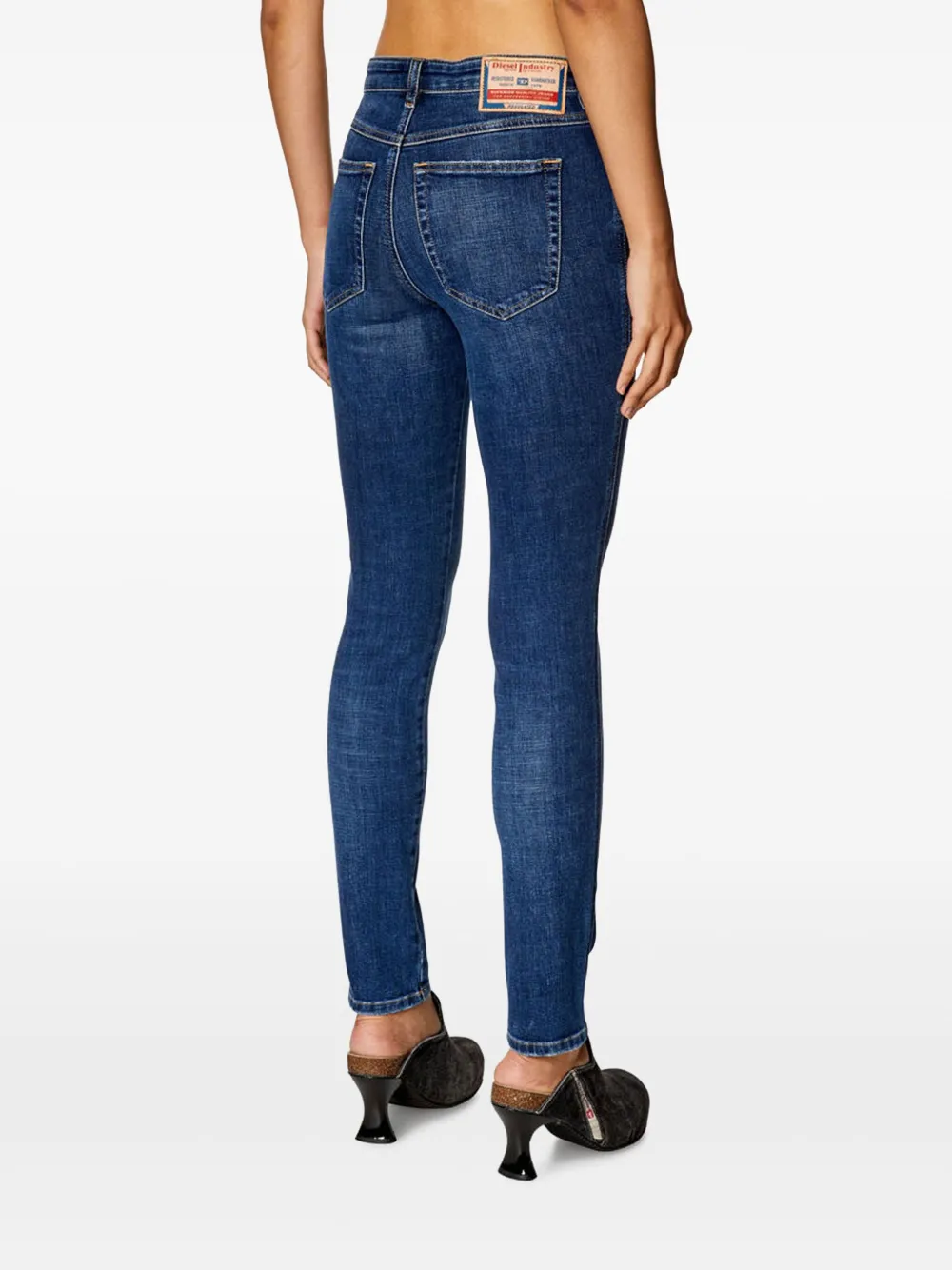 Diesel Skinny jeans Blauw