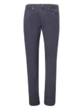 Incotex logo-patch chinos - Blue