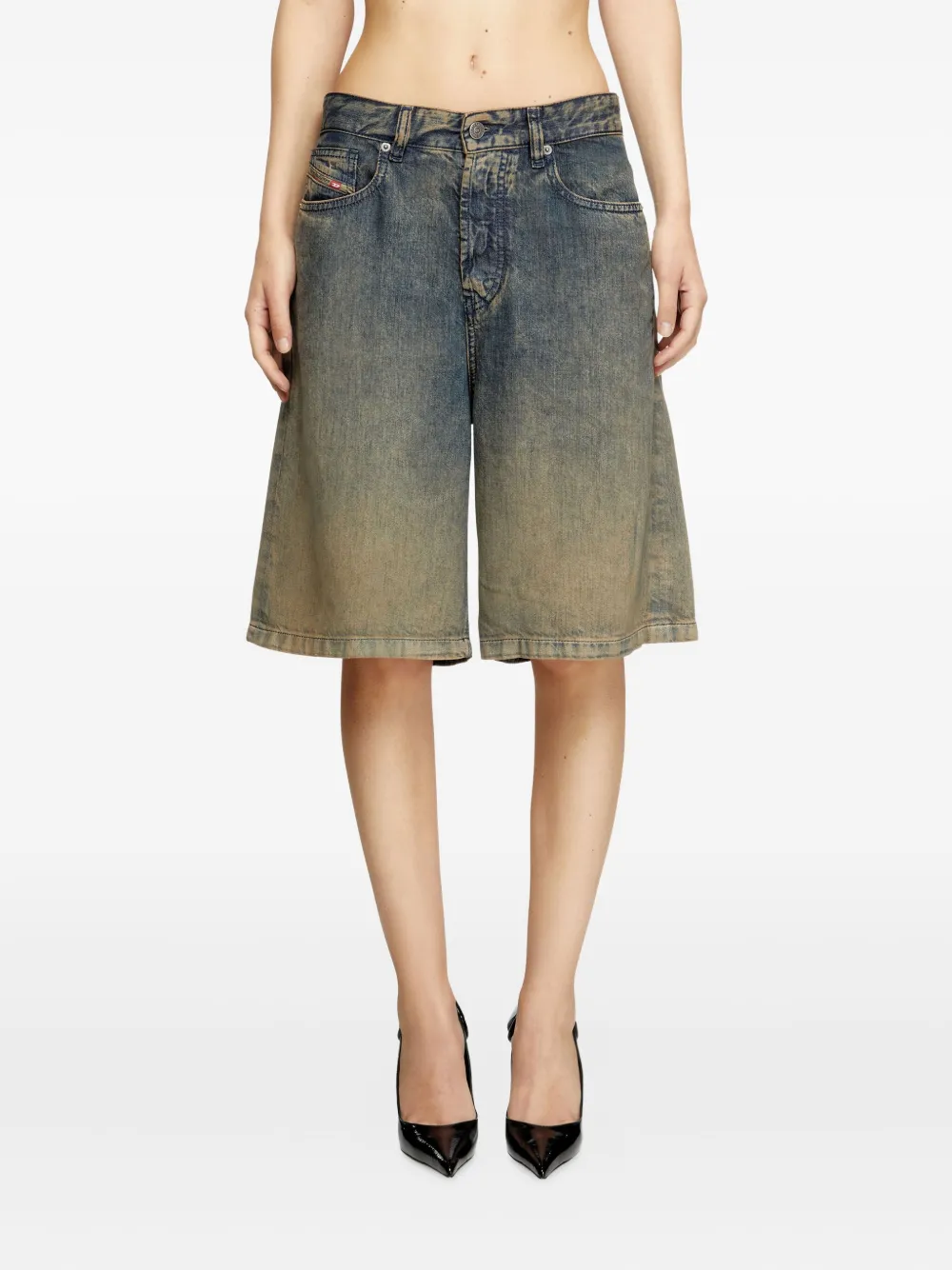 Diesel De-Sire denim shorts Blauw