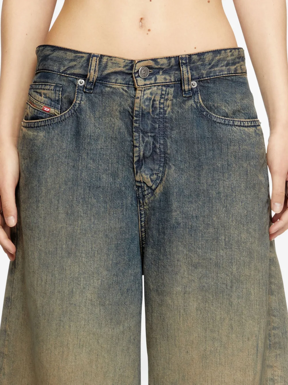 Diesel De-Sire denim shorts Blauw