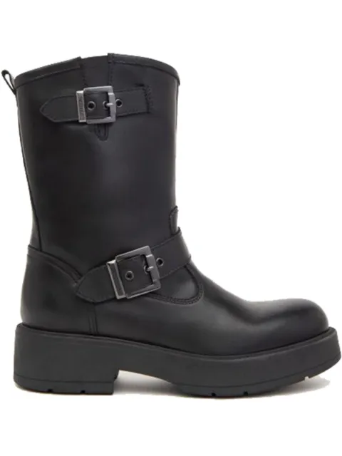 NERO GIARDINI botines con paneles