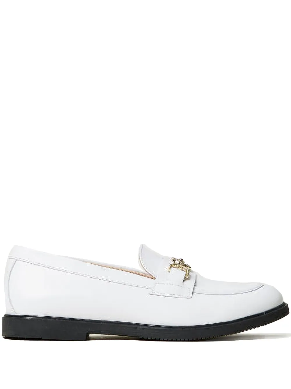 TWINSET Kids Mocassini in pelle - Bianco