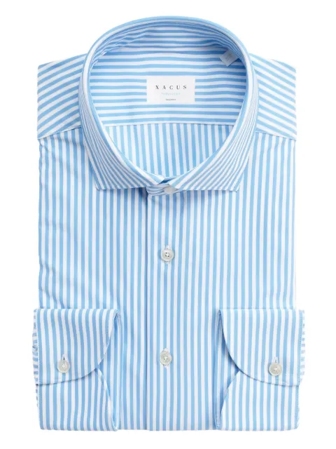 Xacus camisa con cuello italiano