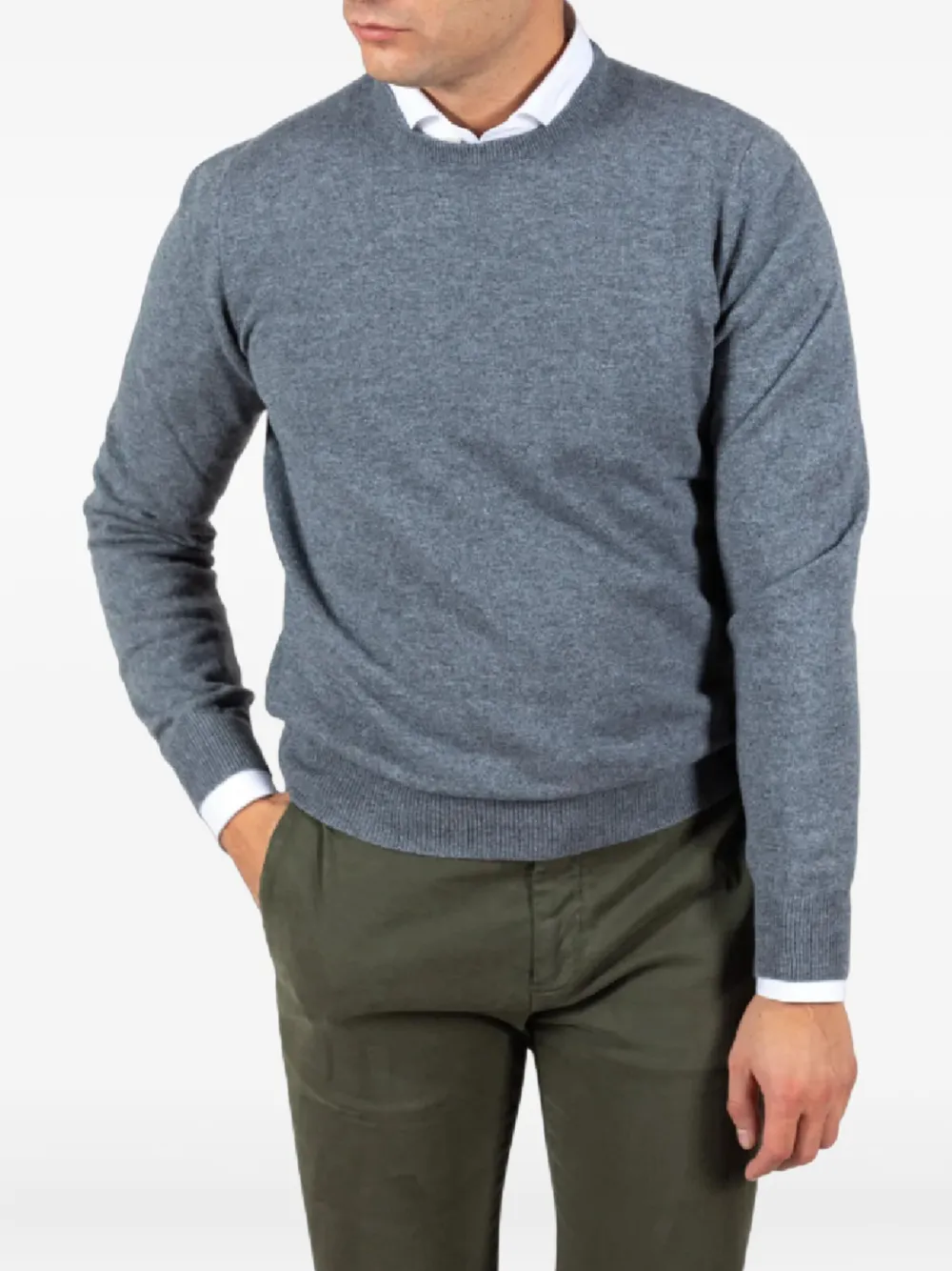 wool crew-neck sweater