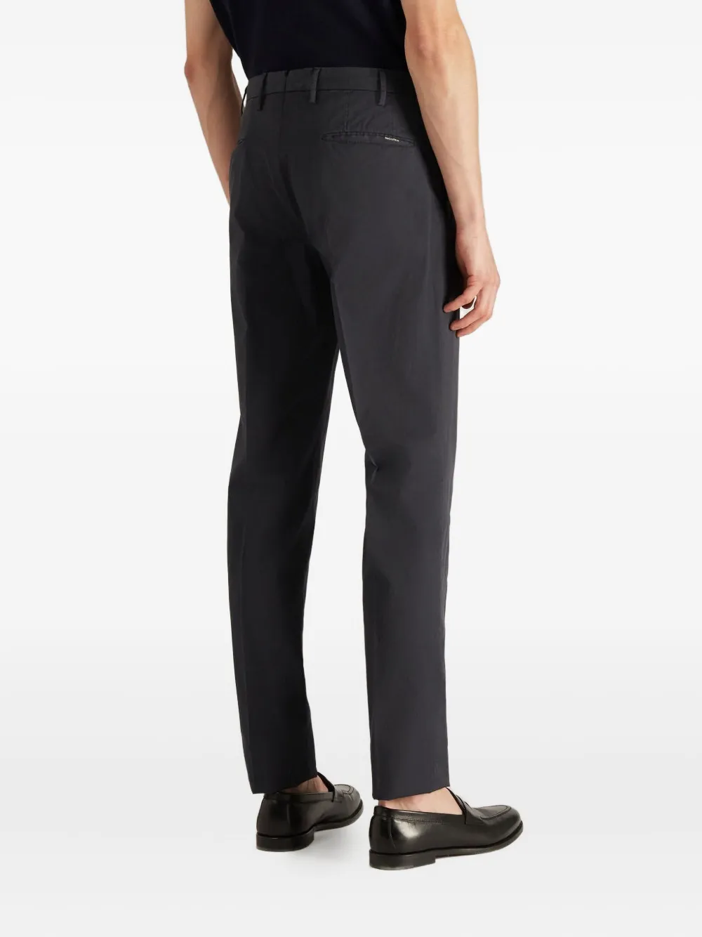 Incotex Teknosartorial Slim-fit Stretch-seersucker Trousers In Black
