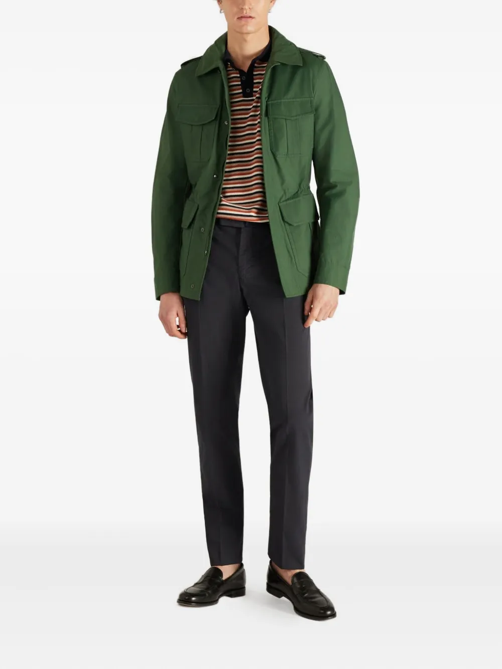 Incotex button-fastening trousers | Tailored Pants | Image 2
