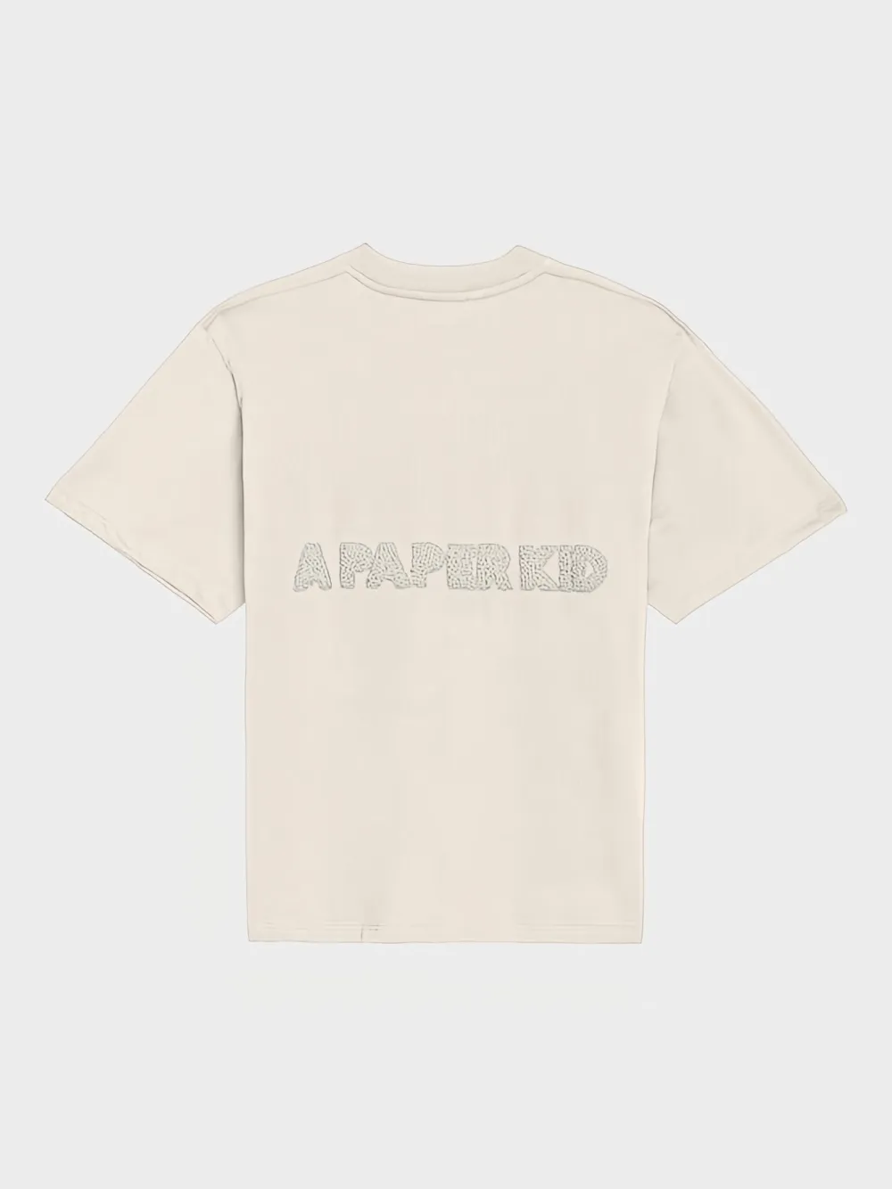 A Paper Kid Katoenen T-shirt Wit