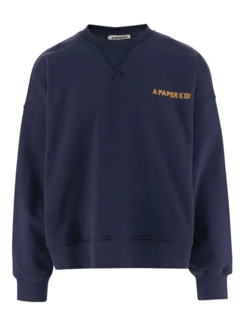 A Paper Kid sudadera con logo estampado