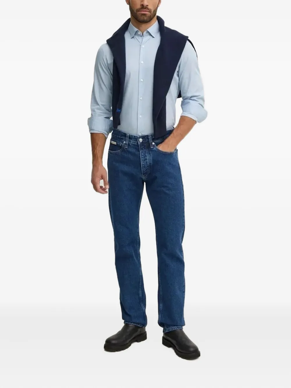 Michael Kors long-sleeve shirt - Blauw