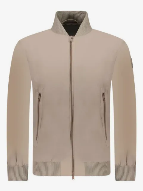 Woolrich chamarra bomber con acabado mate