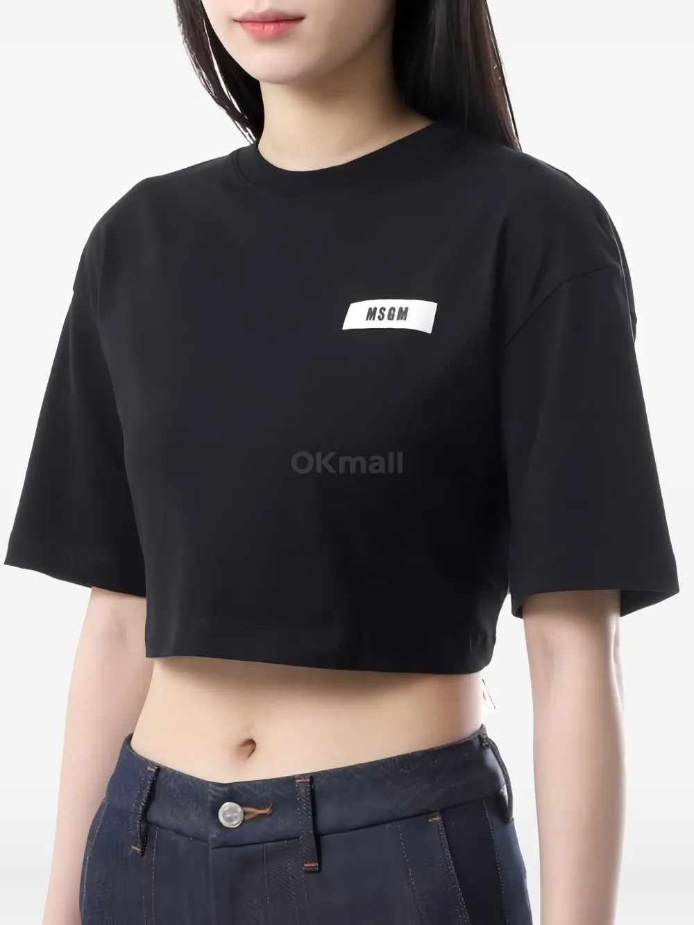 MSGM Cropped top Zwart