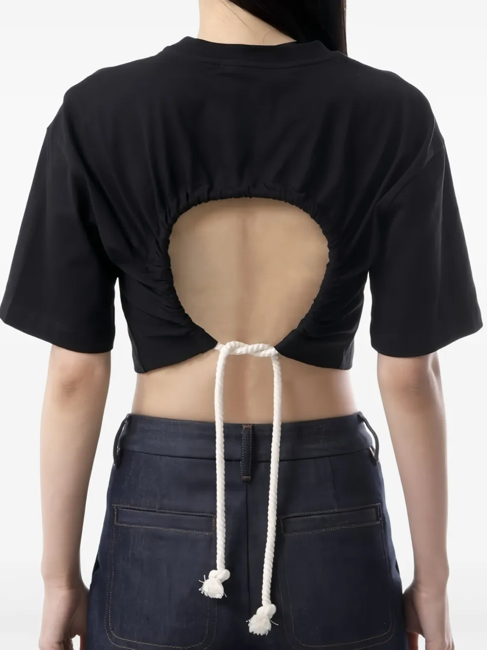 MSGM Cropped top Zwart