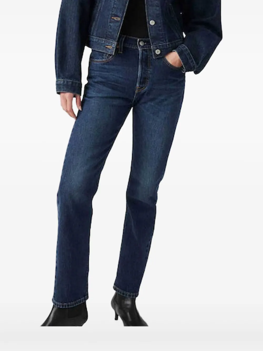 Levi's Straight jeans Blauw