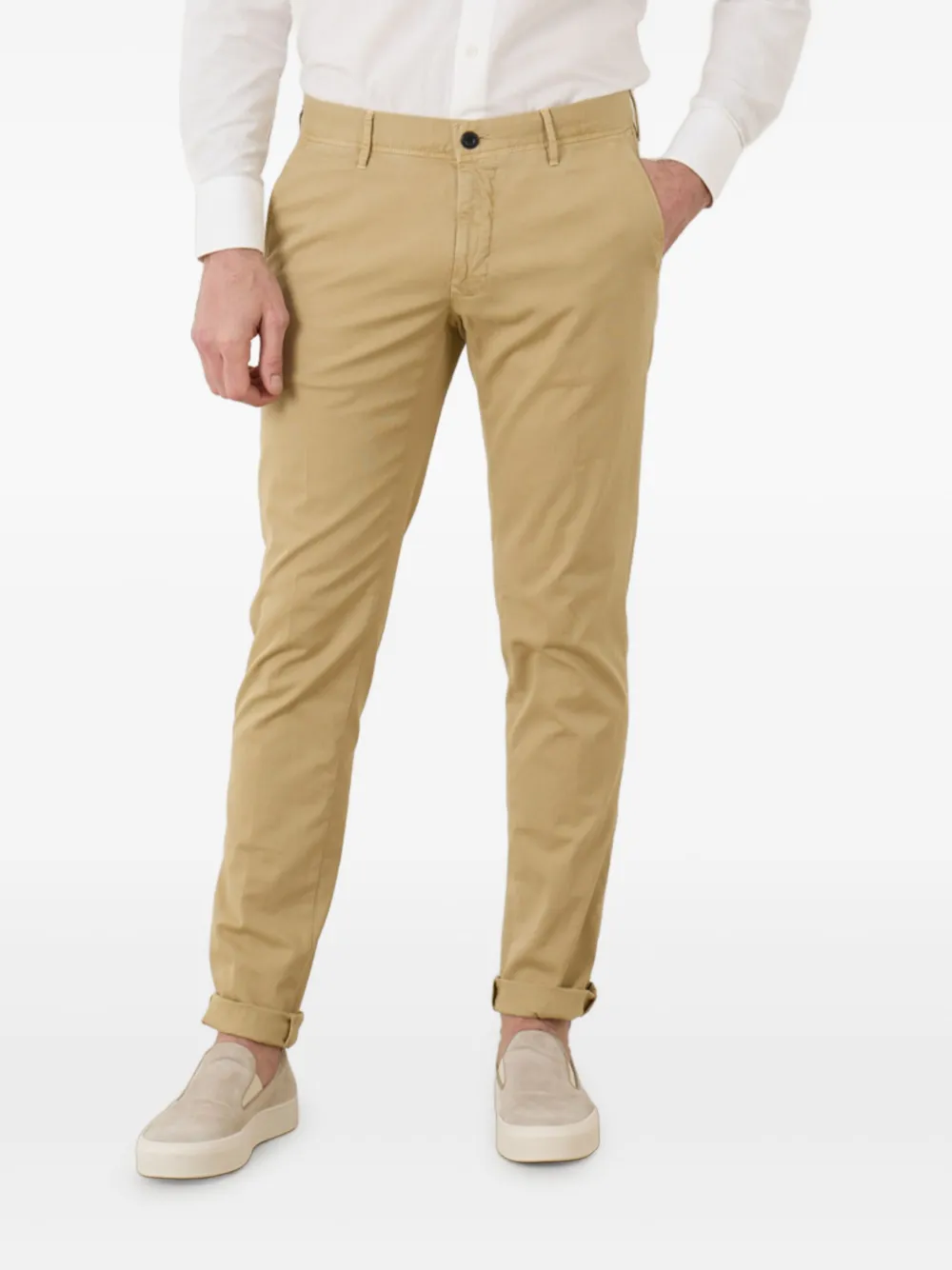 Incotex pantalones tapered con tiro medio | neutro | Image 1