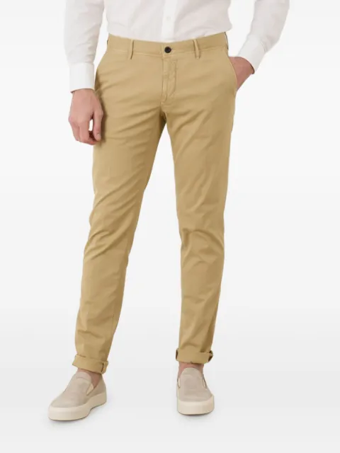 Incotex mid-rise tapered trousers