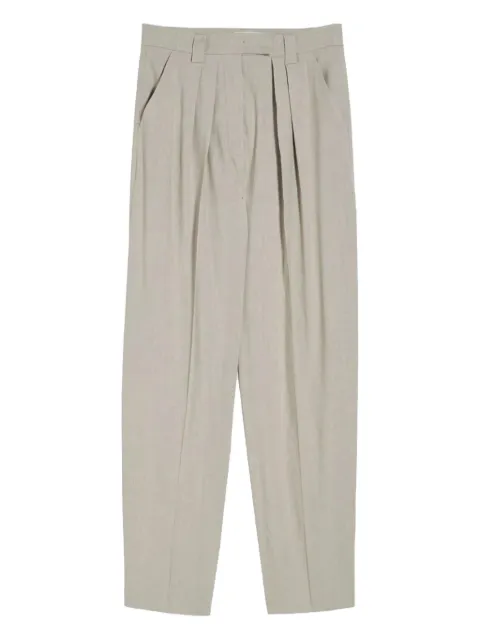 Marella linen-blend trousers