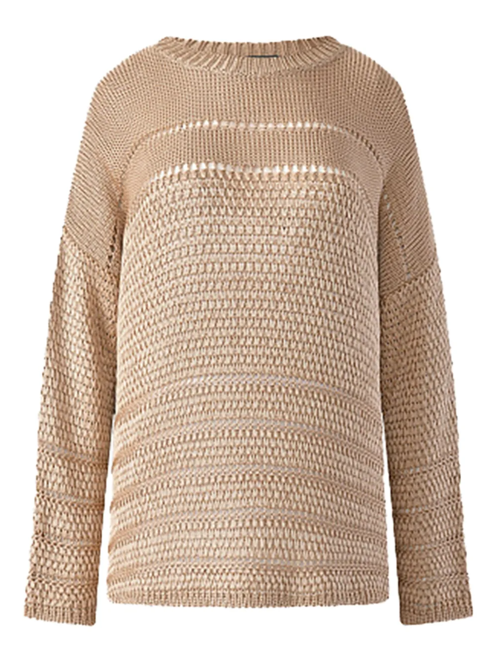 open-knit sweater