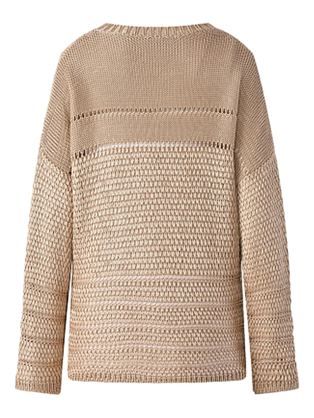 Alberta Ferretti Opengebreide trui Beige