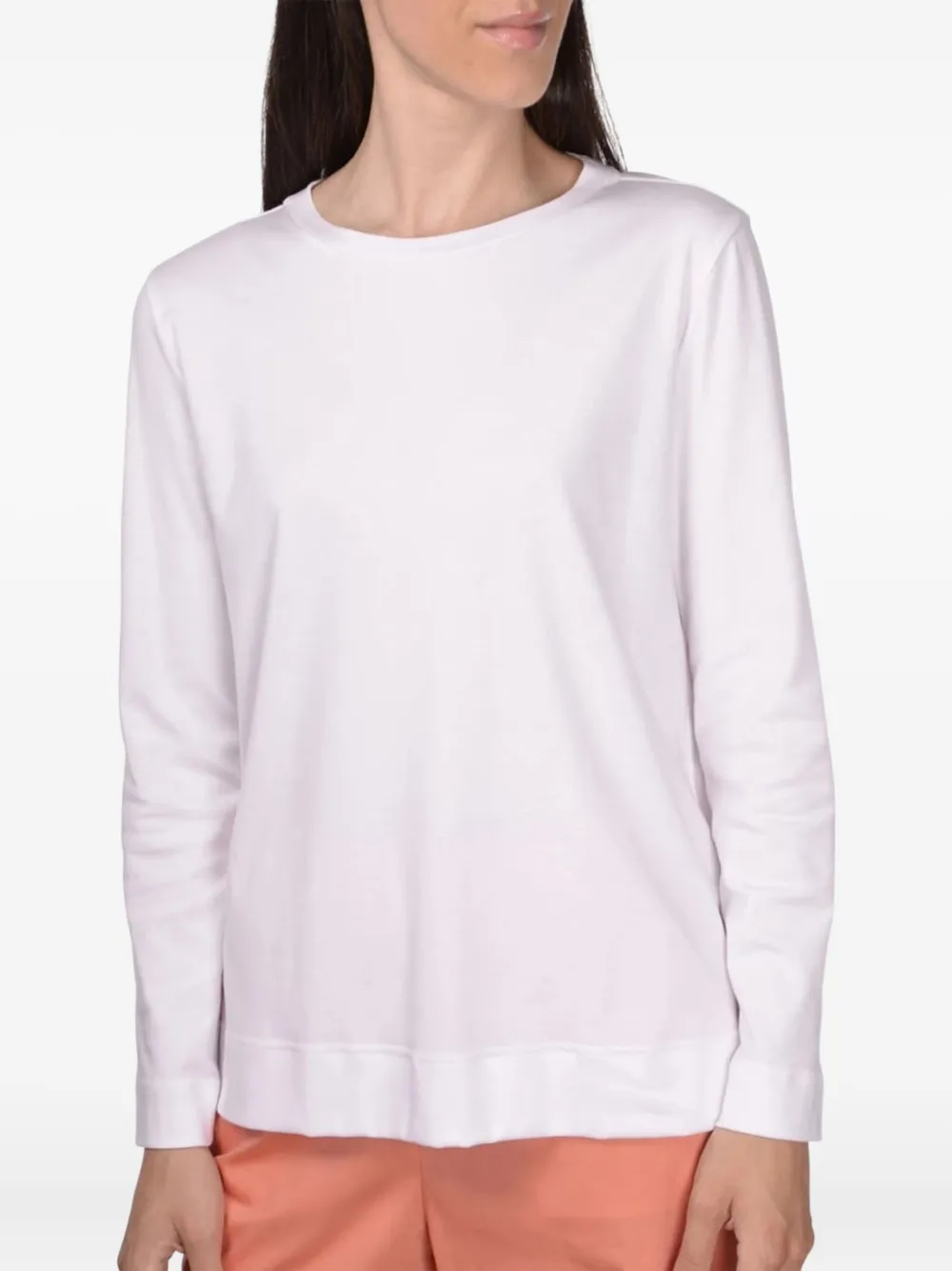 long-sleeve cotton top