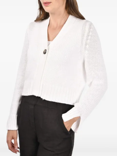 Gran Sasso cropped buttoned cardigan