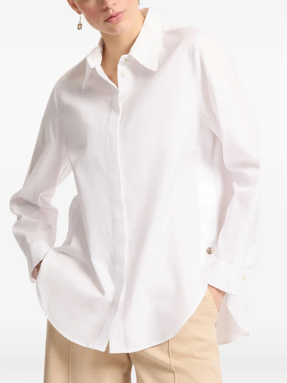 ELENA MIRO` long-sleeve button-down shirt | Shirts | Image 2