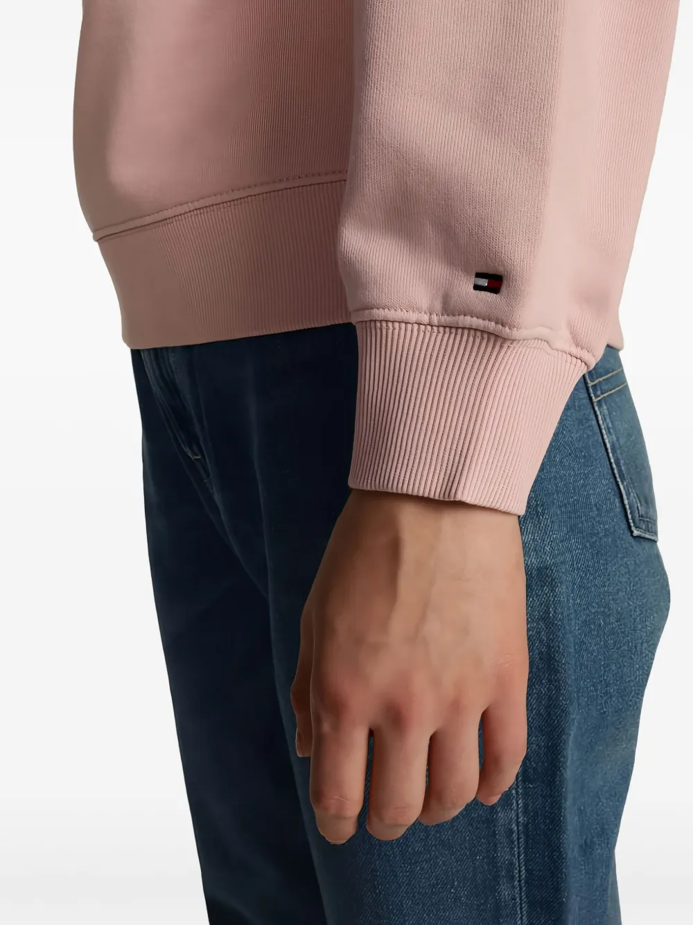 Tommy Hilfiger Sweater met geborduurd logo Roze