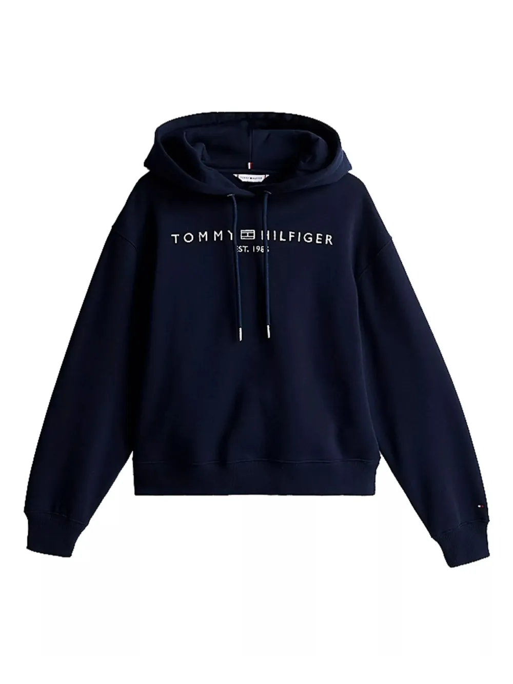 Tommy Hilfiger Hoodie met geborduurd logo Blauw