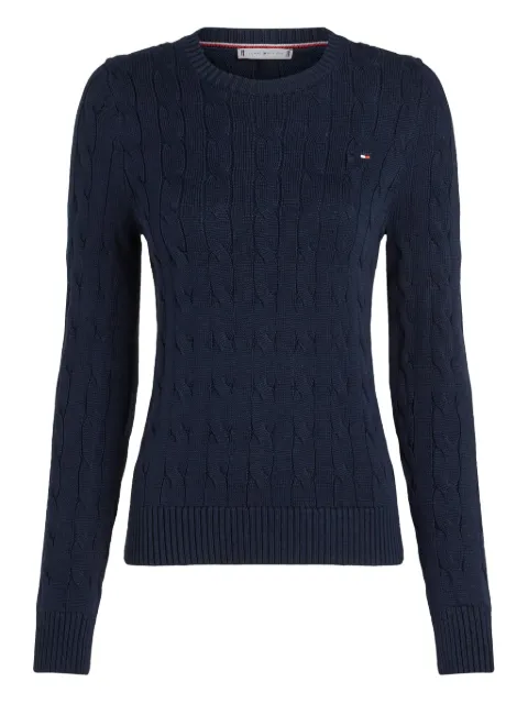 Tommy Hilfiger cable-knit crew-neck sweater