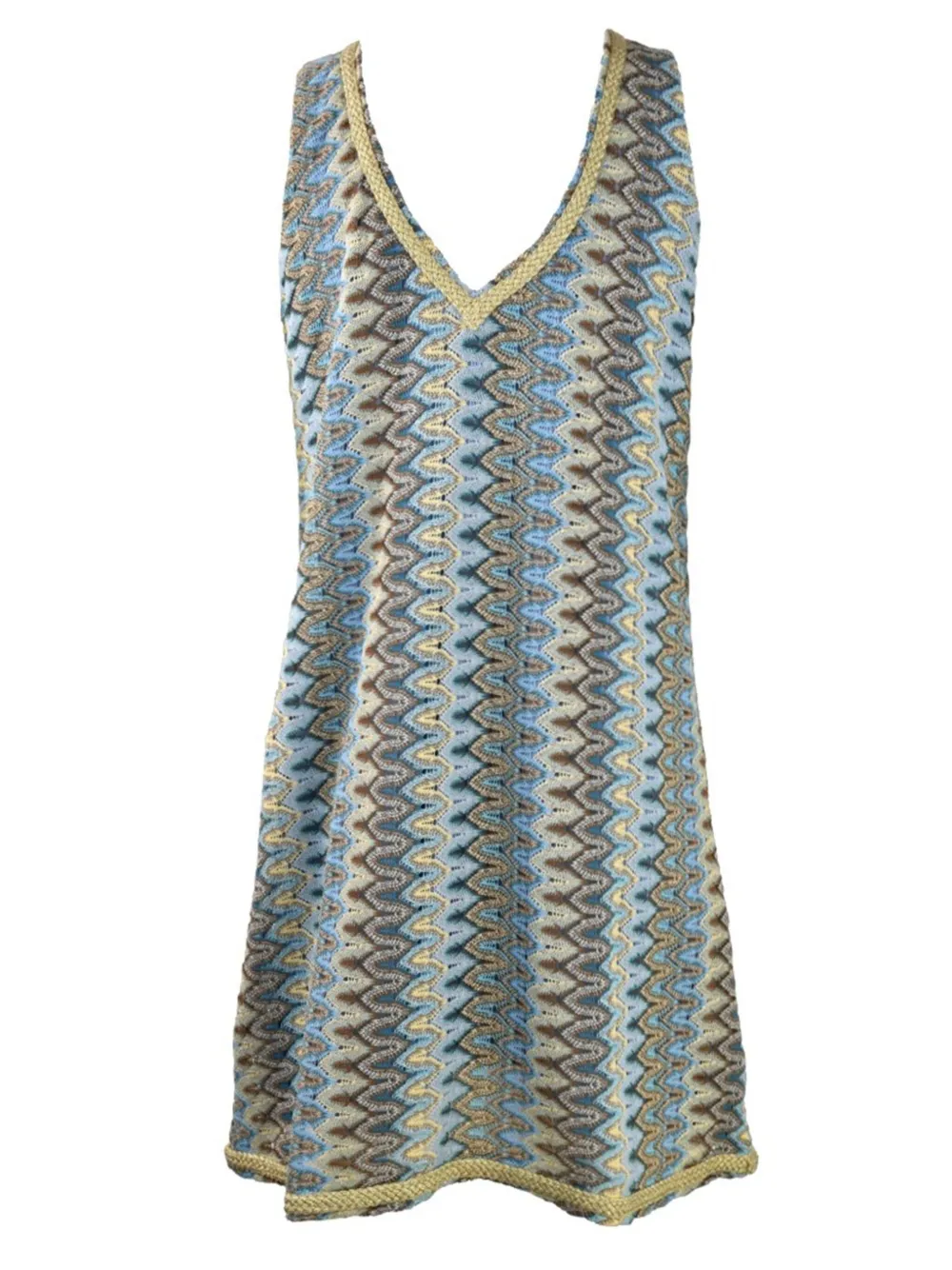 zigzag mini dress