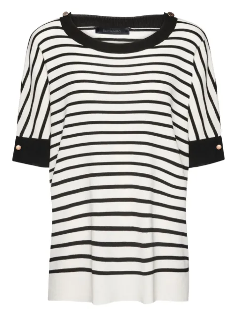 ELENA MIRO` playera con motivo de rayas