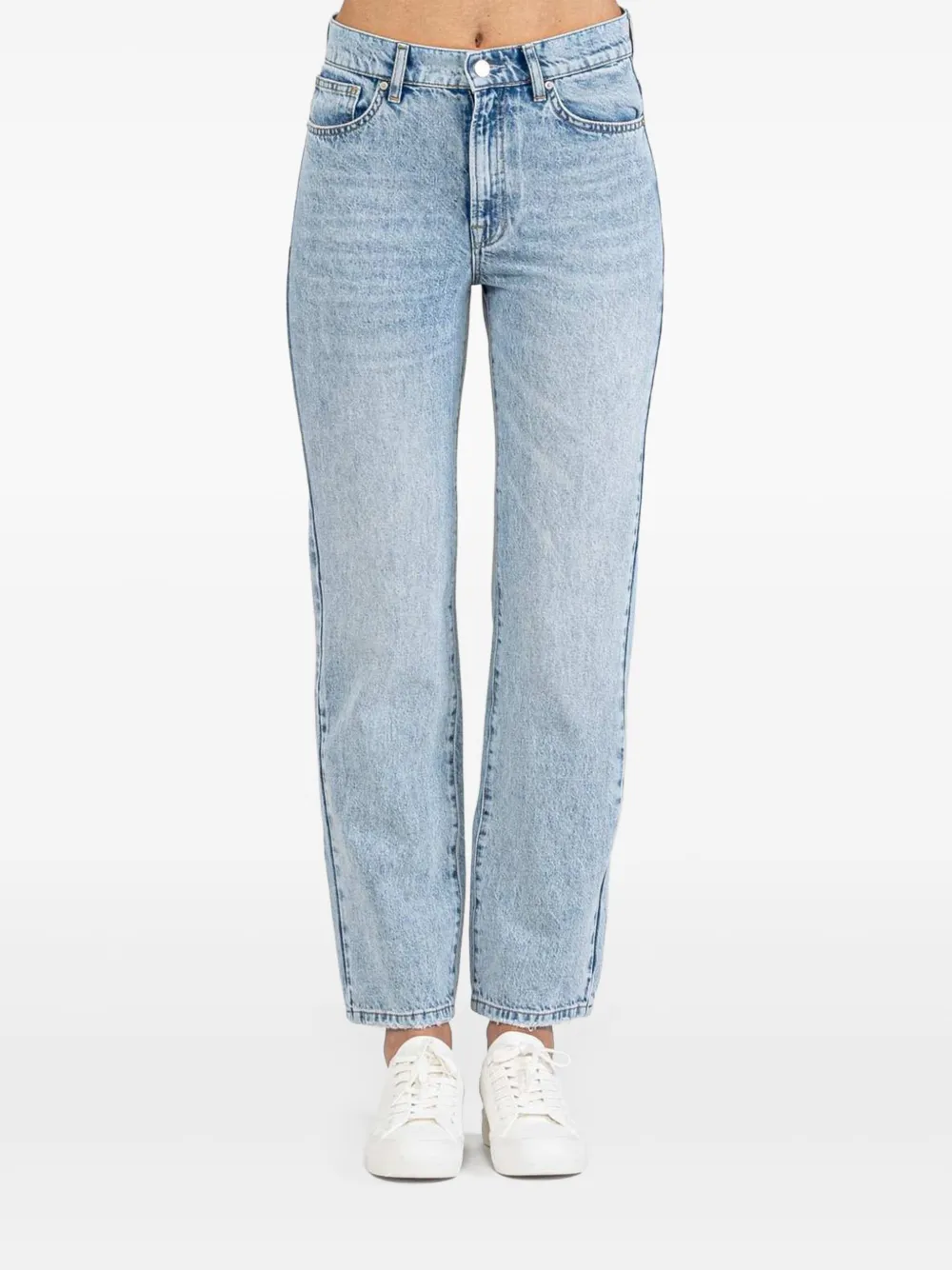 logo-patch jeans