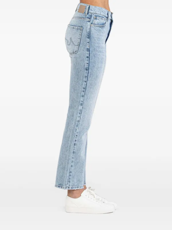 AG Jeans ロゴパッチ ジーンズ | ブルー | FARFETCH JP AG Jeans ロゴパッチ ジーンズ | ブルー | FARFETCH JP