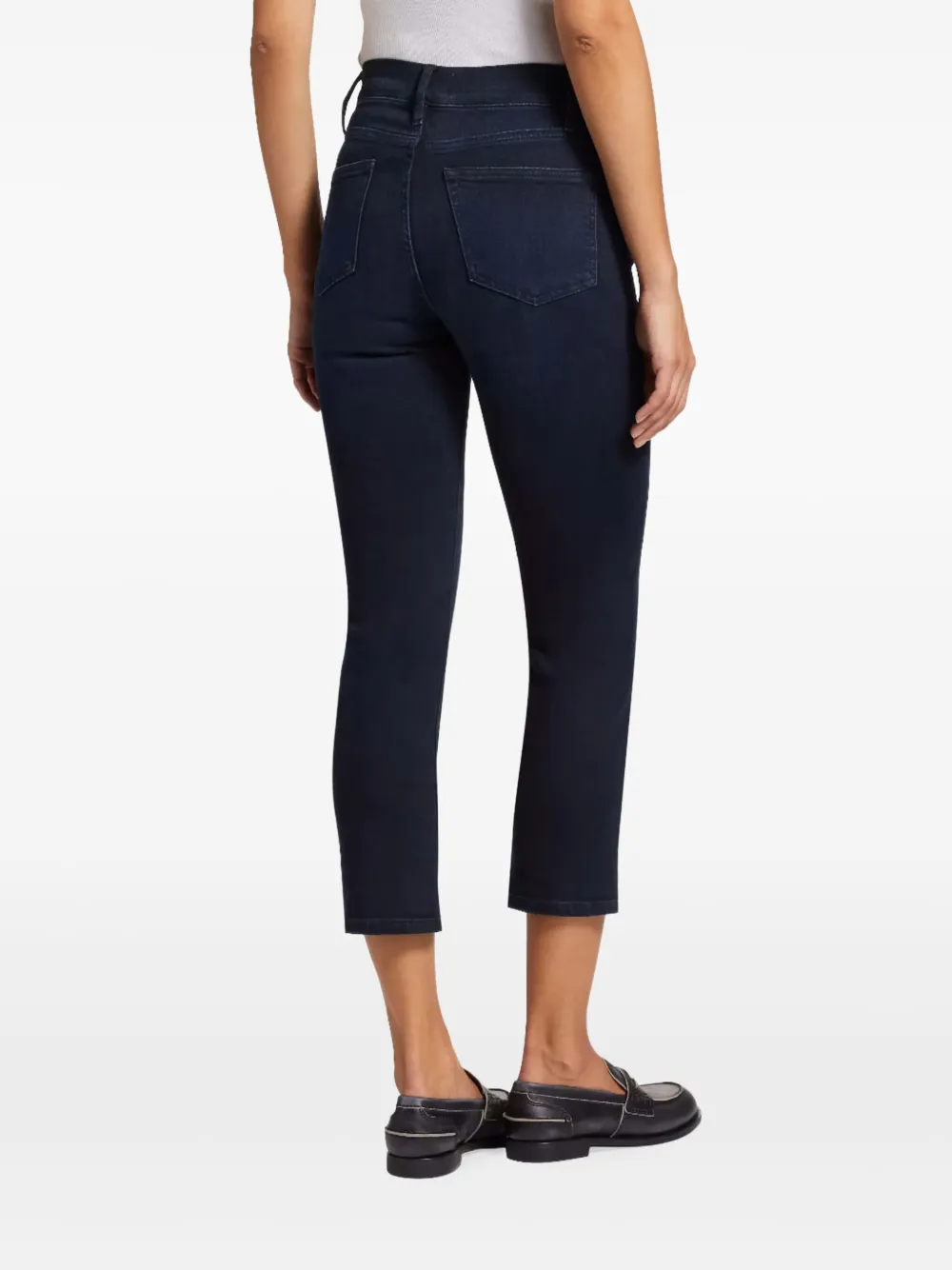 FRAME Cropped jeans Blauw