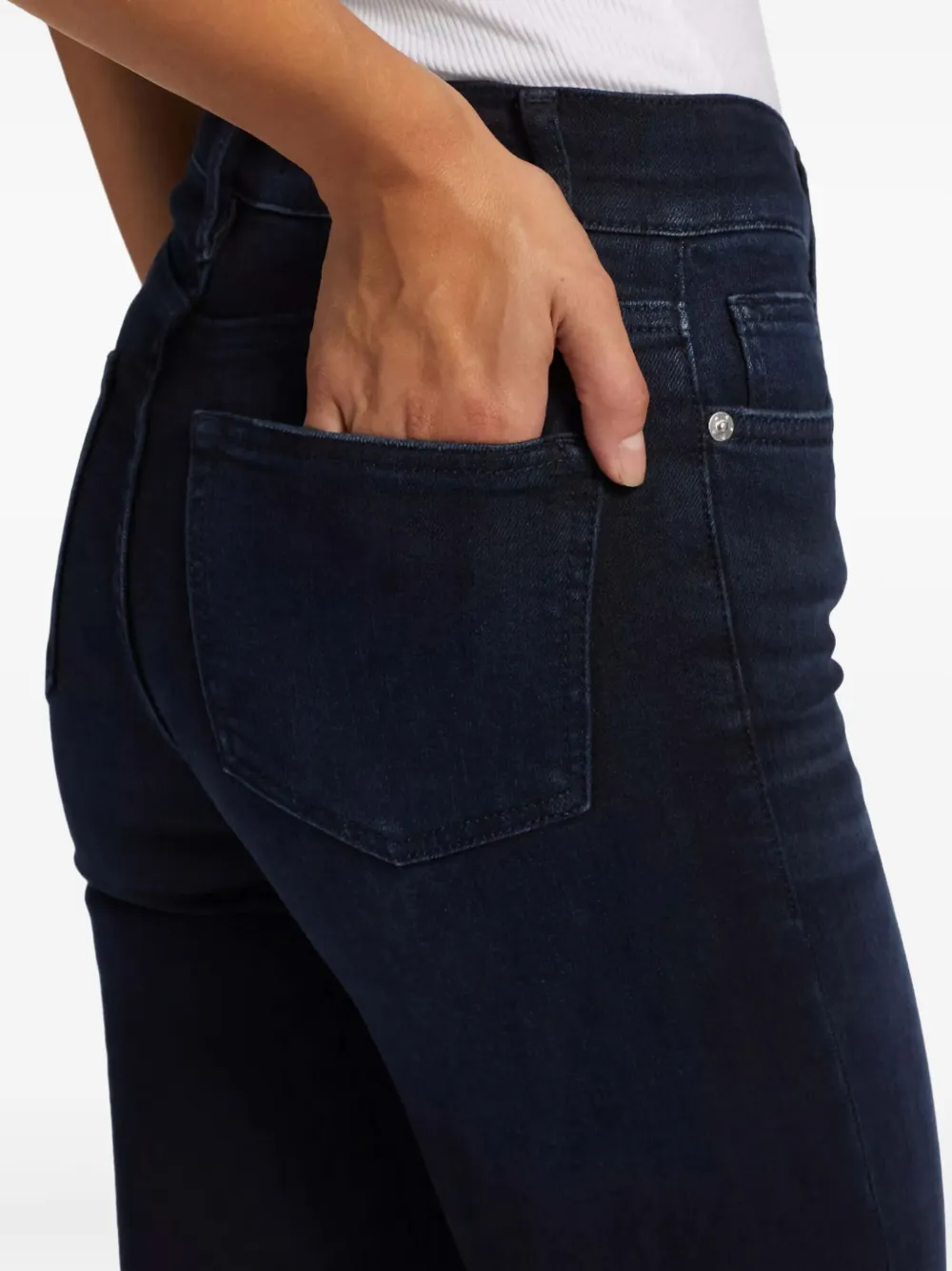 FRAME Cropped jeans Blauw