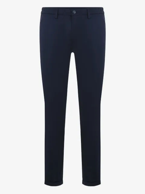 Re-Hash button-fastening chinos