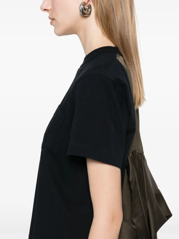 Sacai Panelled T-shirt | Blue | FARFETCH